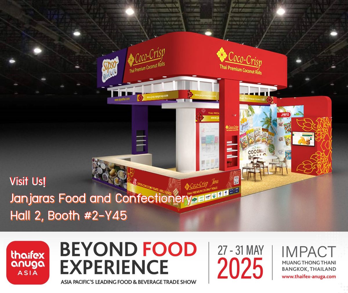 Janjaras Food and Confectionery @ THAIFEX – ANUGA ASIA 2025